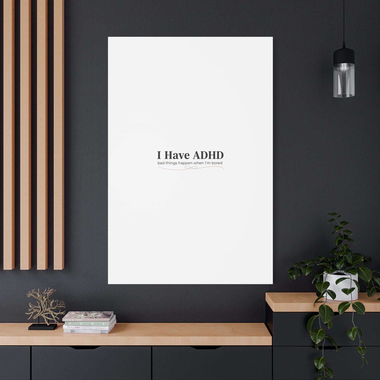 I Have ADHD canvas | Neurodiversity, ADHD acceptance, stim positive