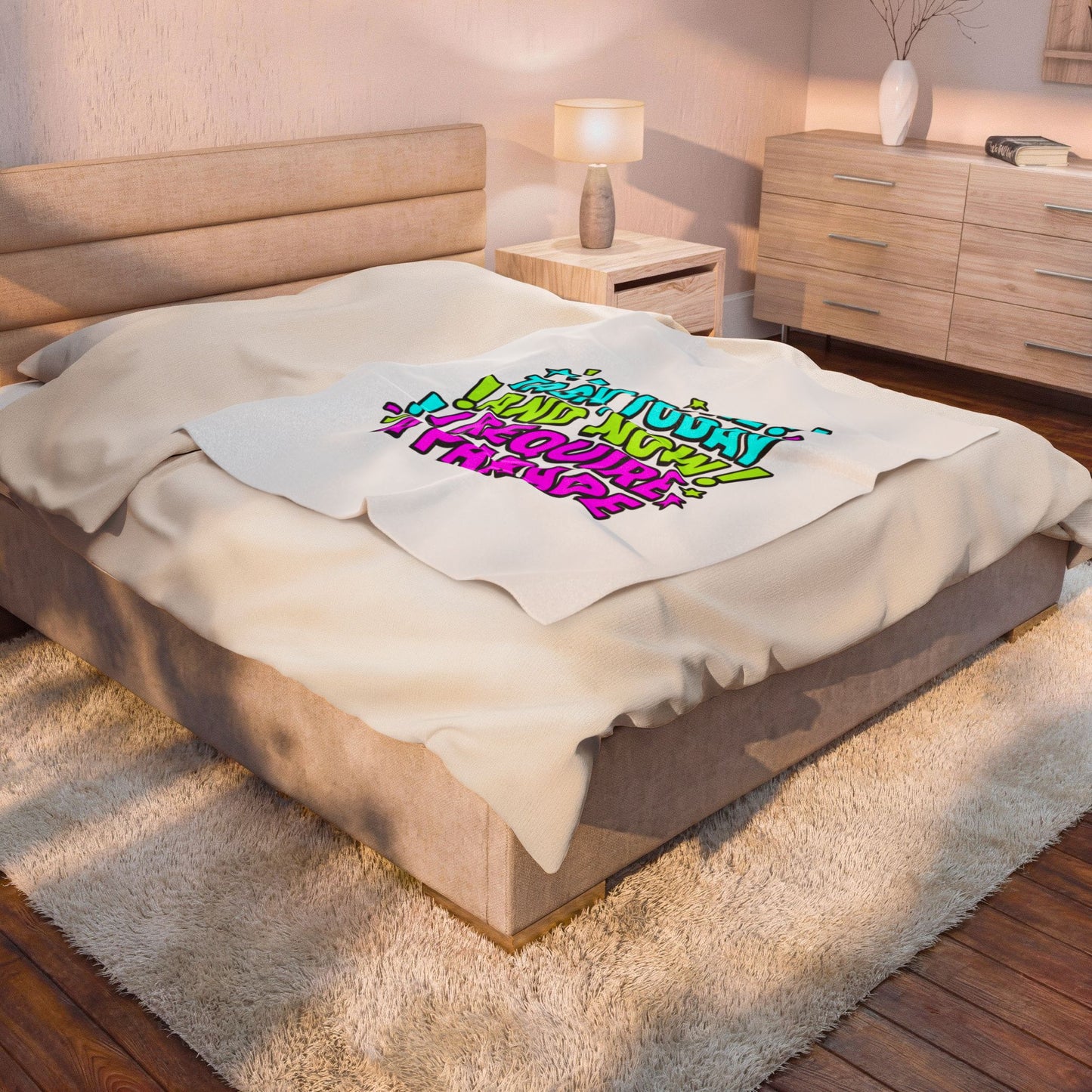 I Did One Task Today, I Require A Parade Velveteen Plush Blanket | meme-core, cringe-core
