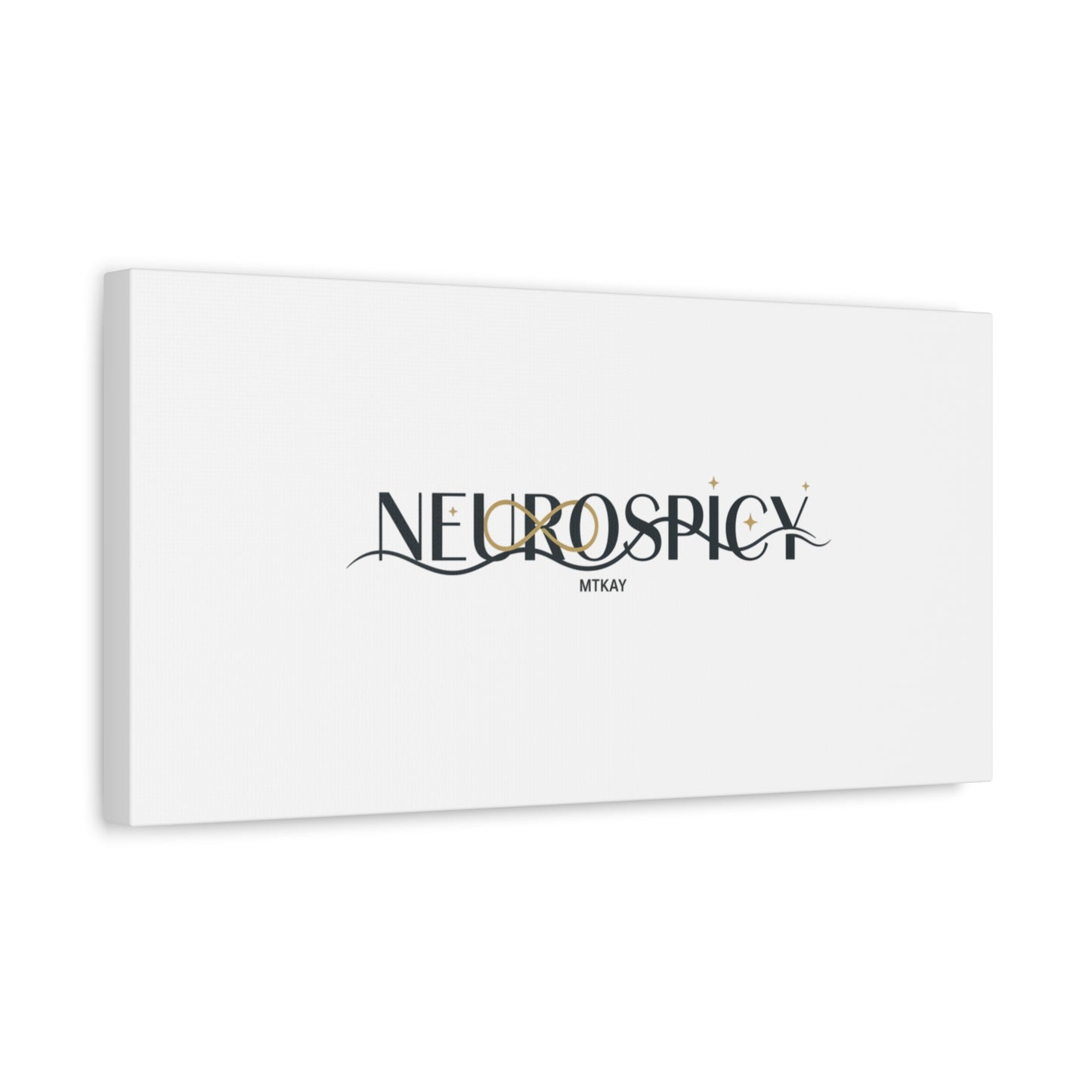 Neurospicy Canvas, Stretched | Autistic Pride, Neurodiversity Acceptance