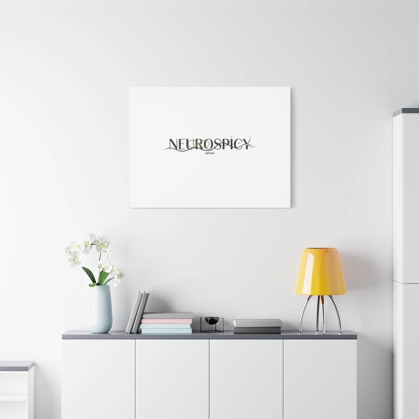 Neurospicy Canvas, Stretched | Autistic Pride, Neurodiversity Acceptance
