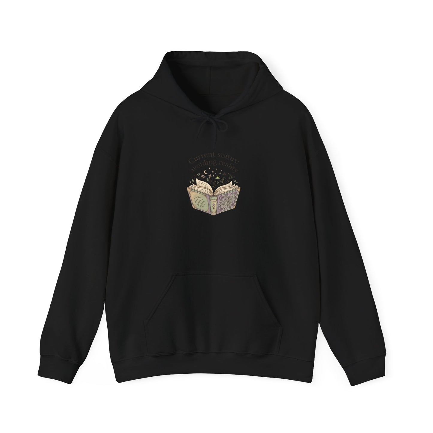 Bookish Spellbook Illustration Hoodie | Book Lover, Reading Aesthetic