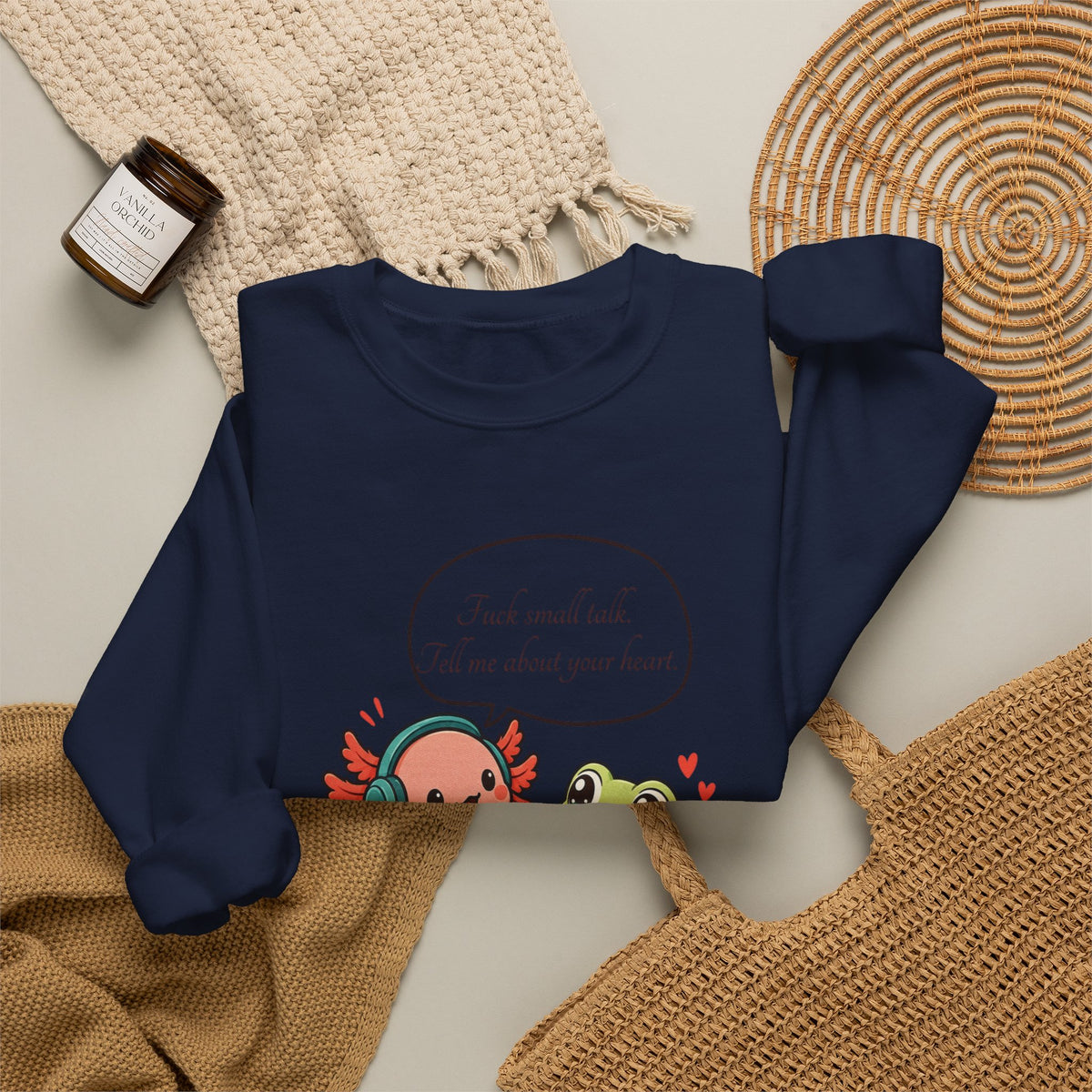 Cozy Cafe Friends Sweatshirt | Homebody loungewear, cute kawaii illustration