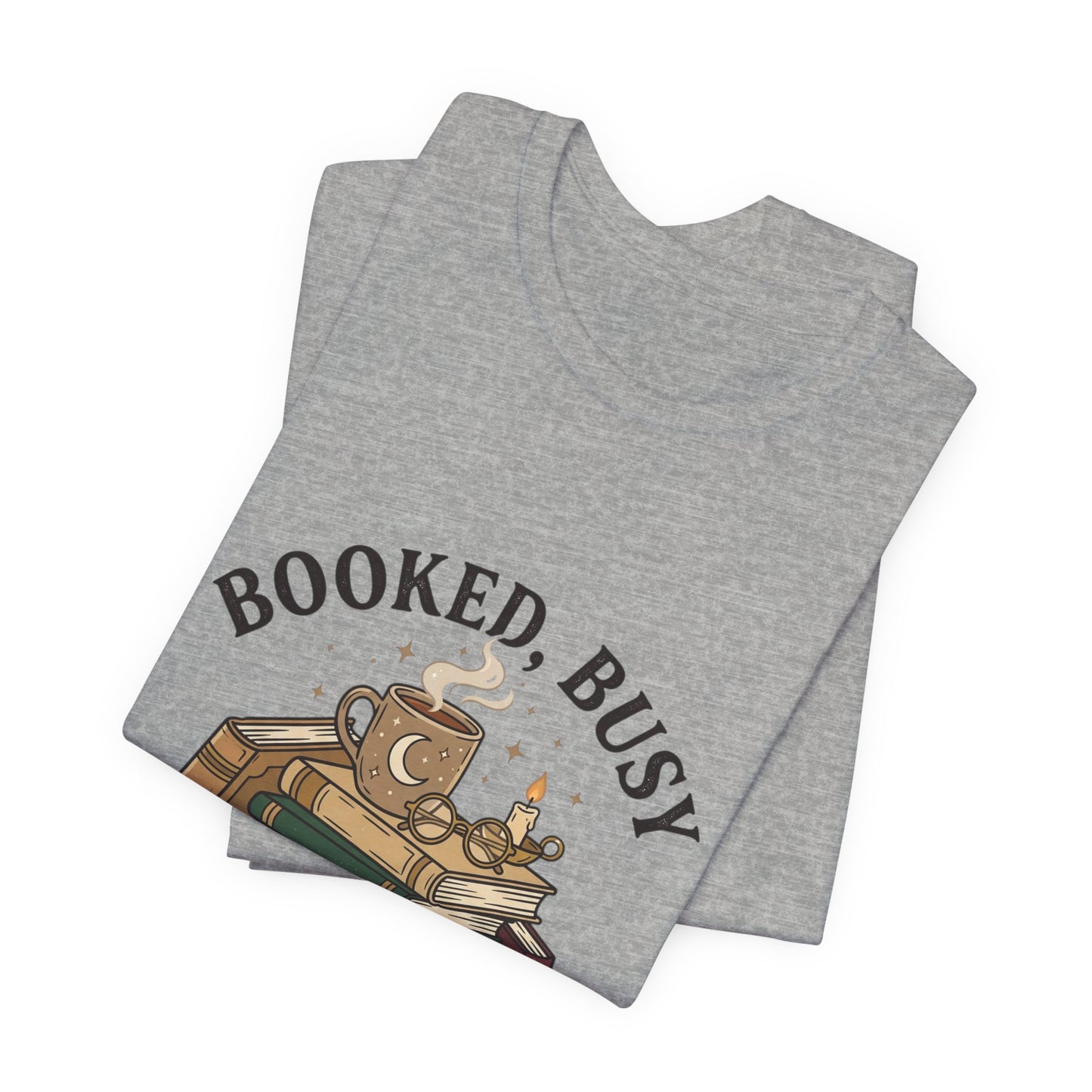 Booked Busy and Introverting T-Shirt | book lover shirt, reading tee