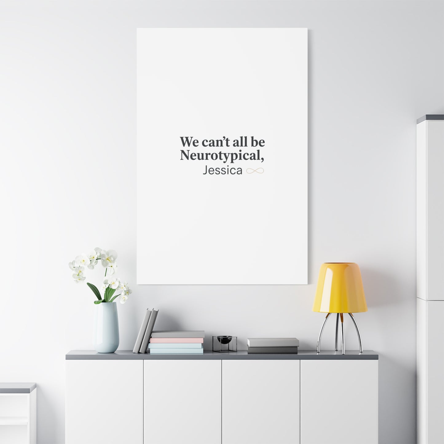 We Can't All Be Neurotypical Canvas | Neurodiversity, Autistic Pride