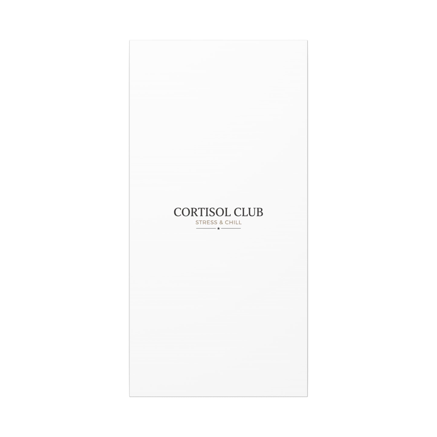 Cortisol Club Stress & Chill Canvas | stress meme, burnout humor