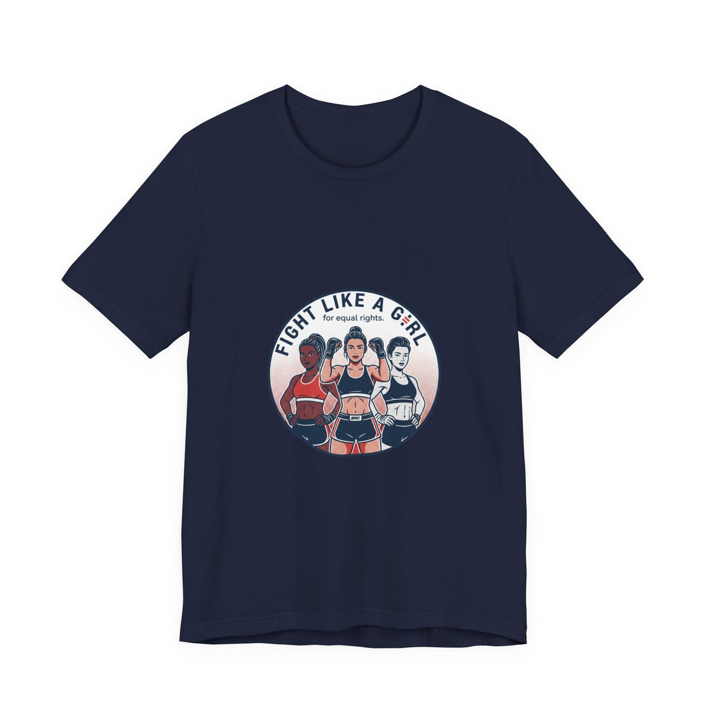 Fight Like a Girl tee | Feminist Slogan, IWD Typography