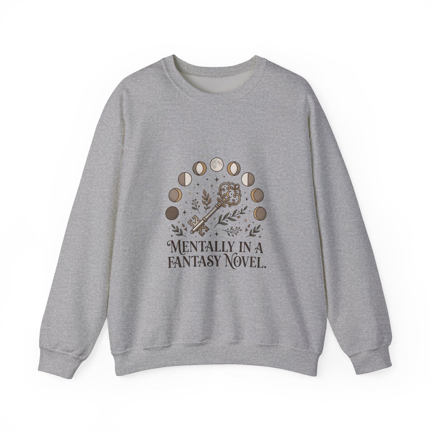 Mentally in a Fantasy Novel Sweatshirt | Book Lover, Dark Academia
