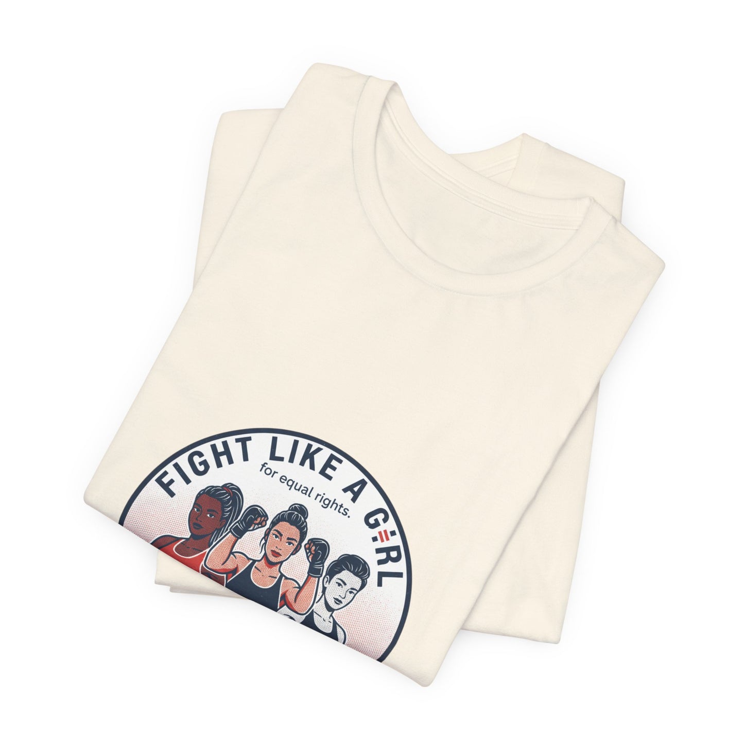 Fight Like a Girl tee | Feminist Slogan, IWD Typography