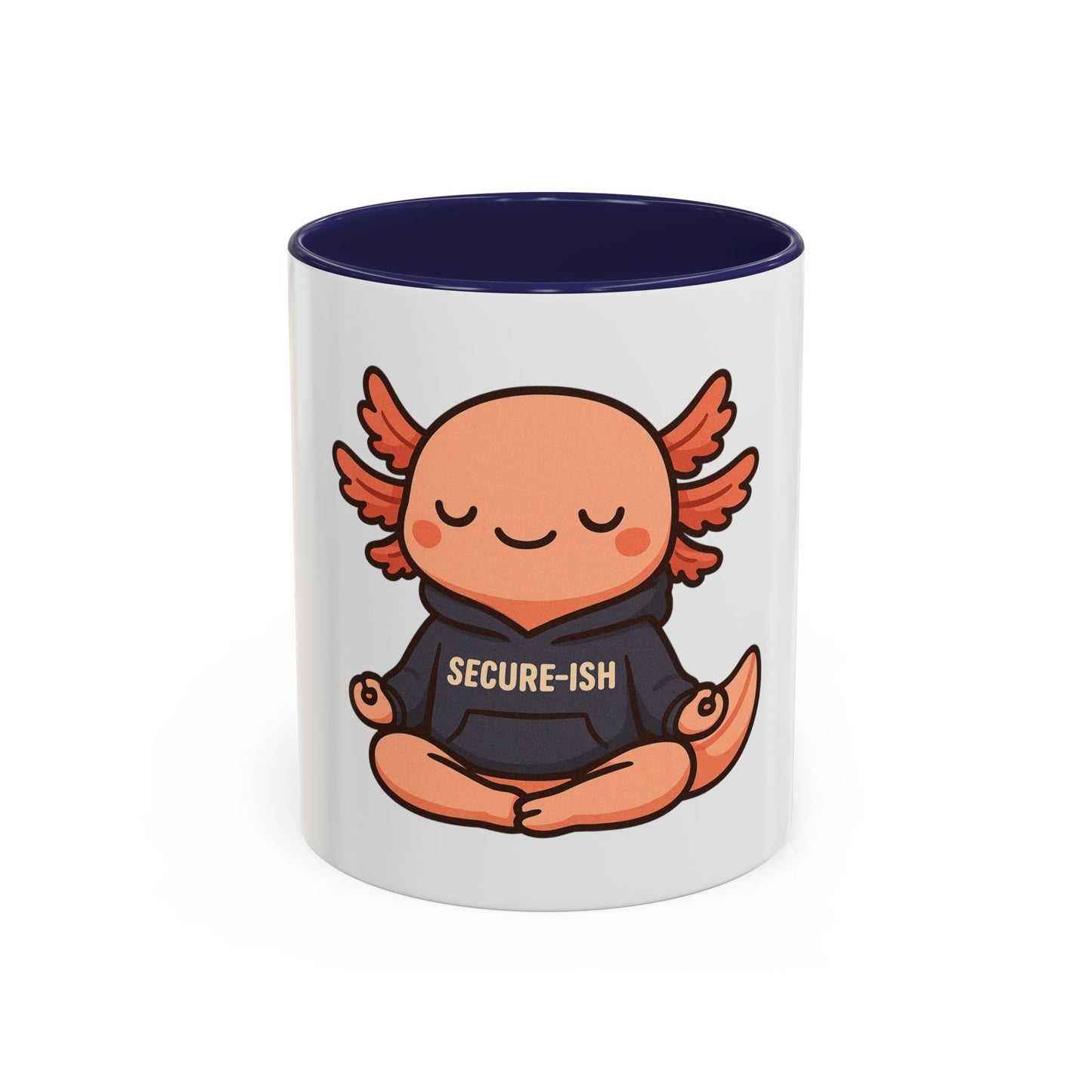 Derek "Secure-ish" Meditation Coffee Mug — Cute Relaxation Gift (11/15oz)