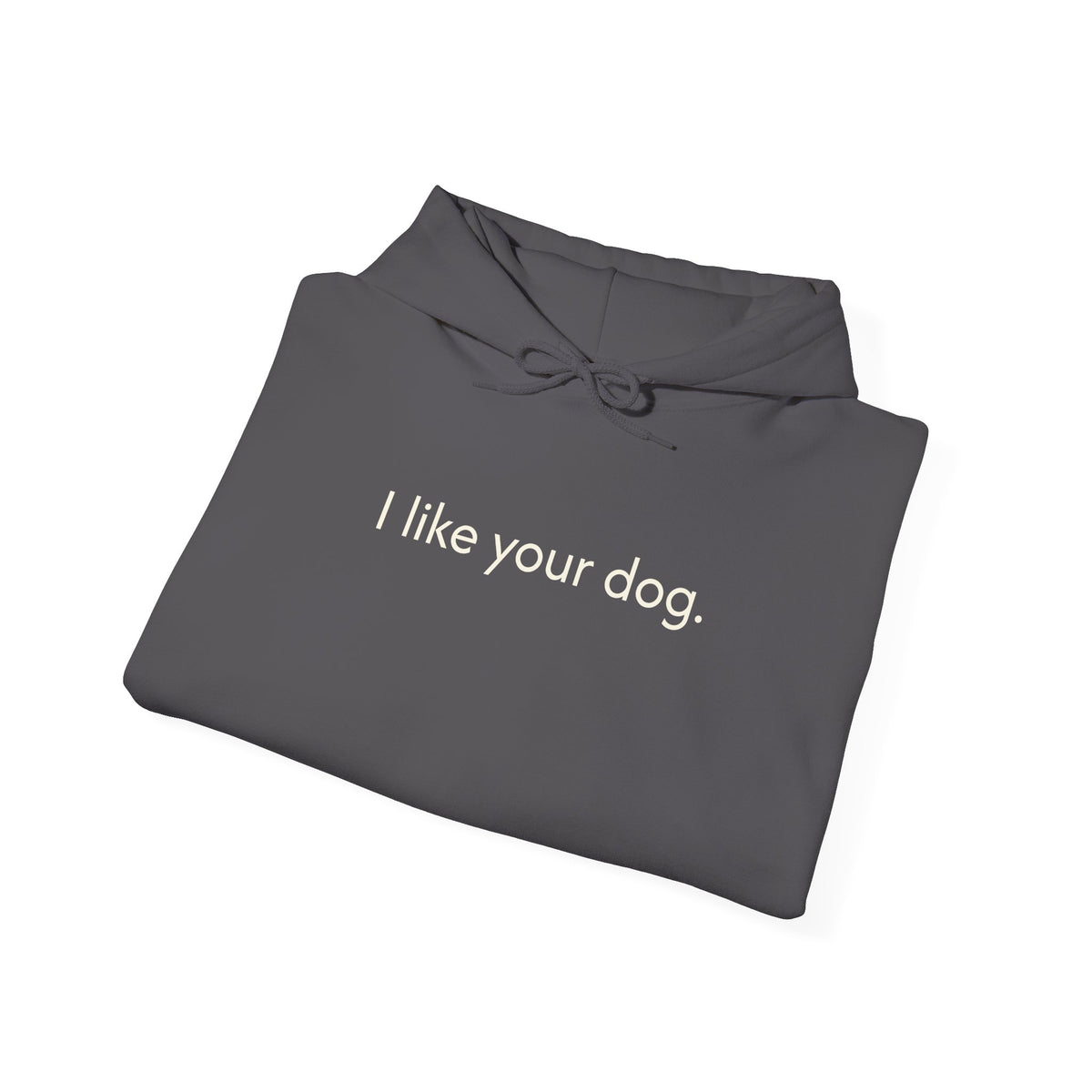 "I Like Your Dog" Hoodie – Minimalist Dog Lover Pullover