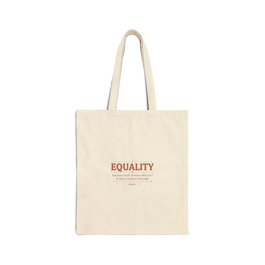 Equality Slogan Tote | IWD feminist slogan graphic, empowerment design