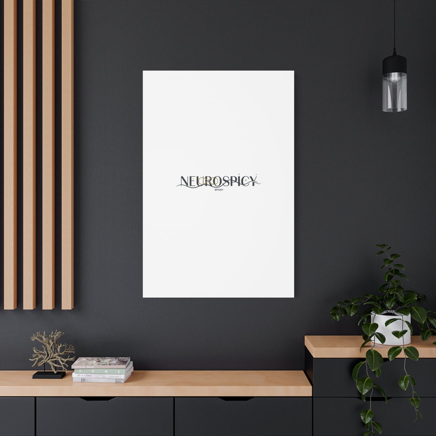 Neurospicy Canvas, Stretched | Autistic Pride, Neurodiversity Acceptance