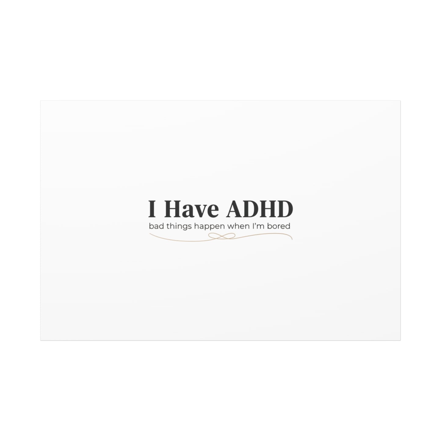I Have ADHD canvas | Neurodiversity, ADHD acceptance, stim positive
