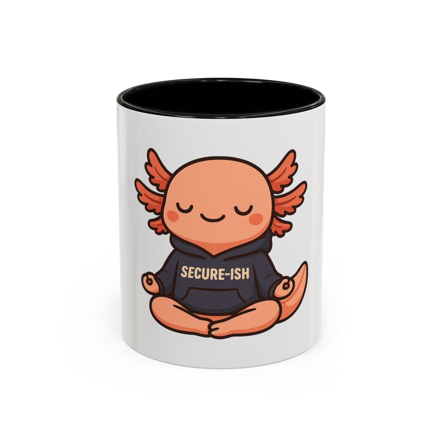 Derek "Secure-ish" Meditation Coffee Mug — Cute Relaxation Gift (11/15oz)