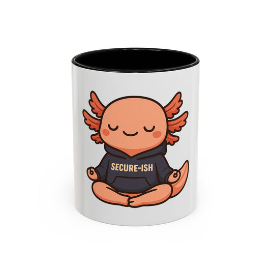 Derek "Secure-ish" Meditation Coffee Mug — Cute Relaxation Gift (11/15oz)