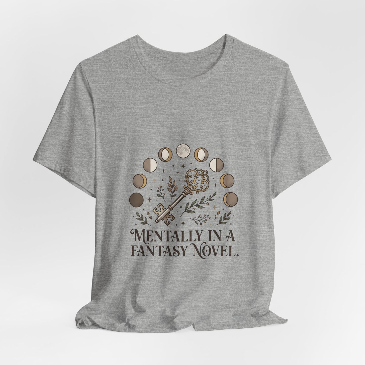 Mentally in a Fantasy Novel Tee | book lover shirt, dark academia reading tee