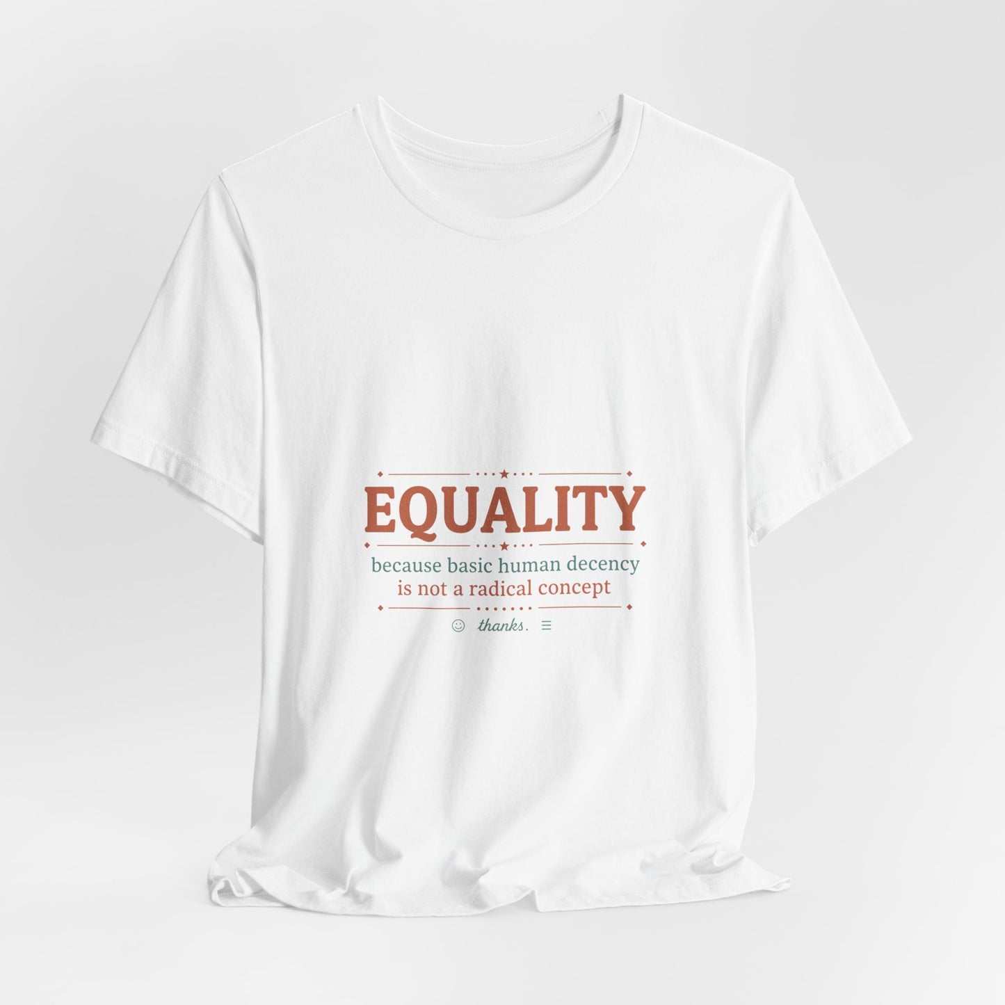 Equality Typography Tee | International Women's Day, IWD empowerment shirt