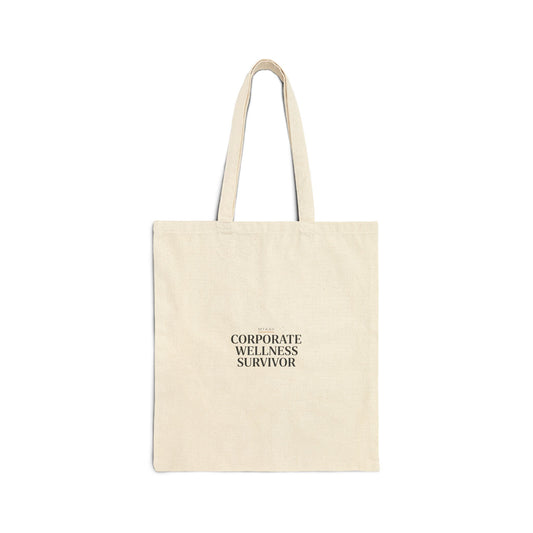 Corporate Wellness Survivor Tote | cortisol shirt, stress meme, burnout humor