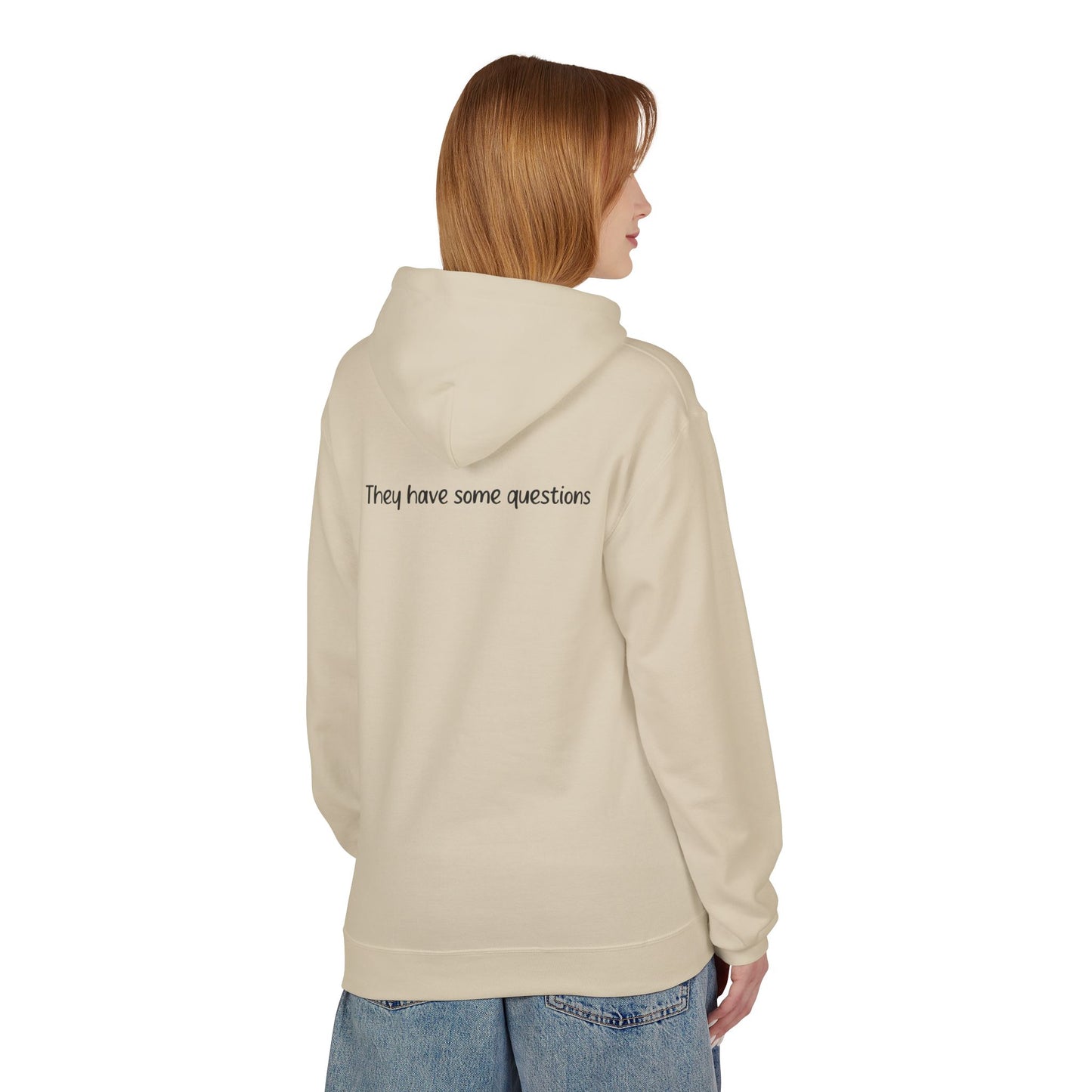 Hoodie — "I Told My Therapist About You" Funny Mental Health Quote Pullover