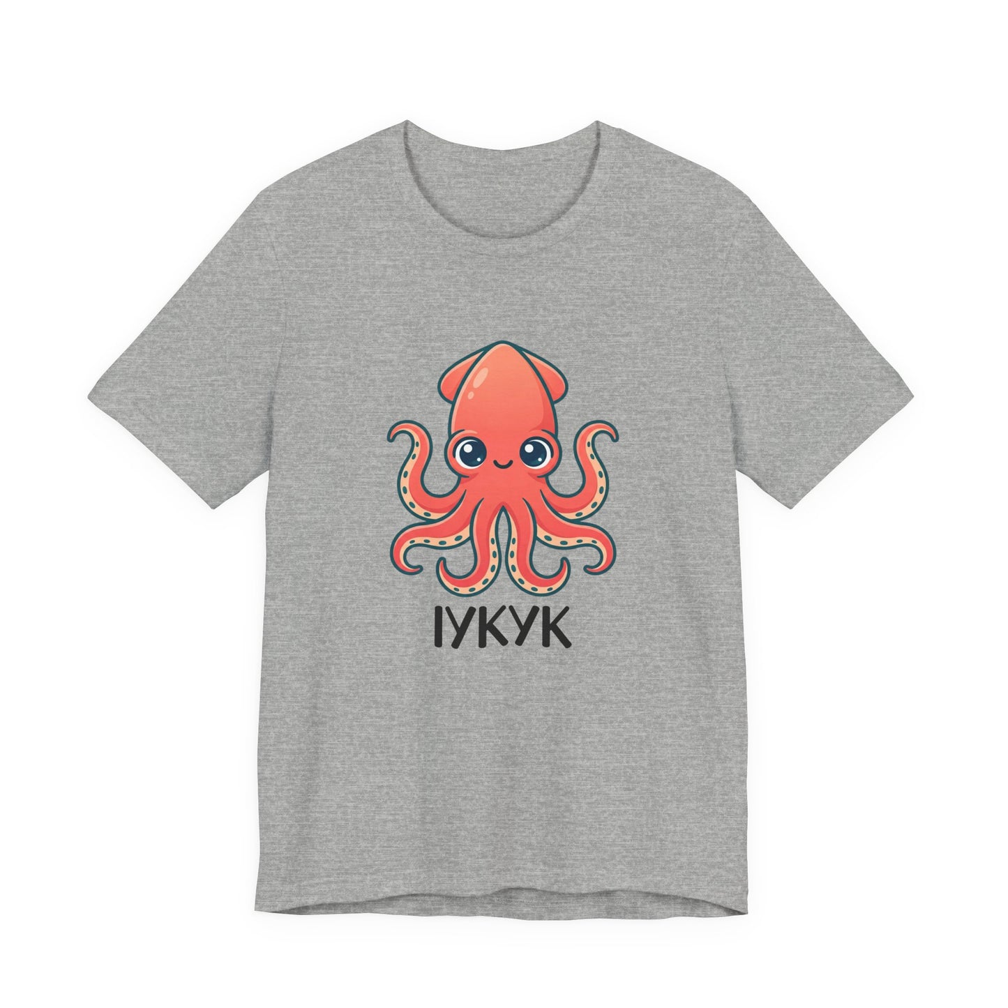 Cute Squid Illustration Tee | book lover shirt, cozy reader tee