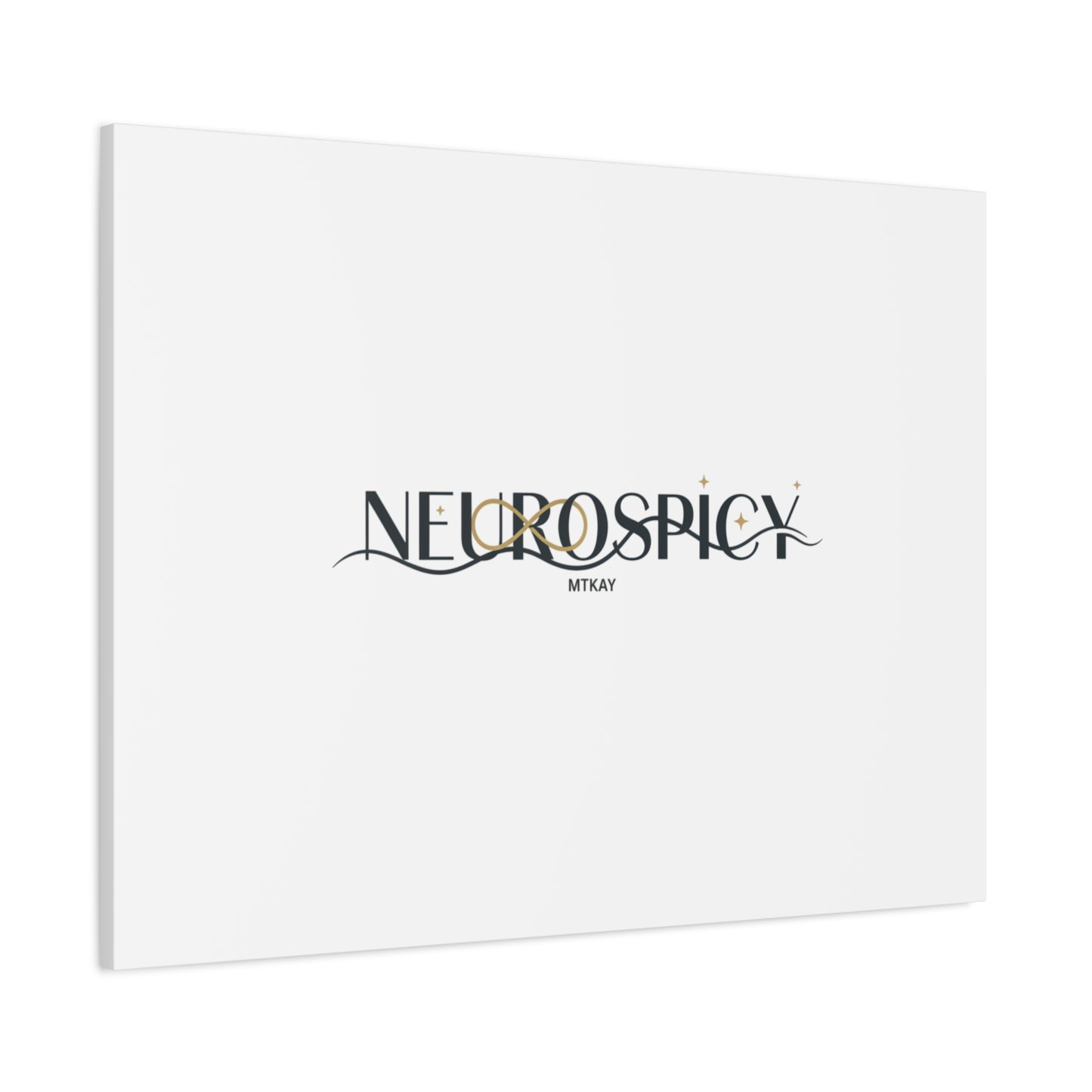 Neurospicy Canvas, Stretched | Autistic Pride, Neurodiversity Acceptance