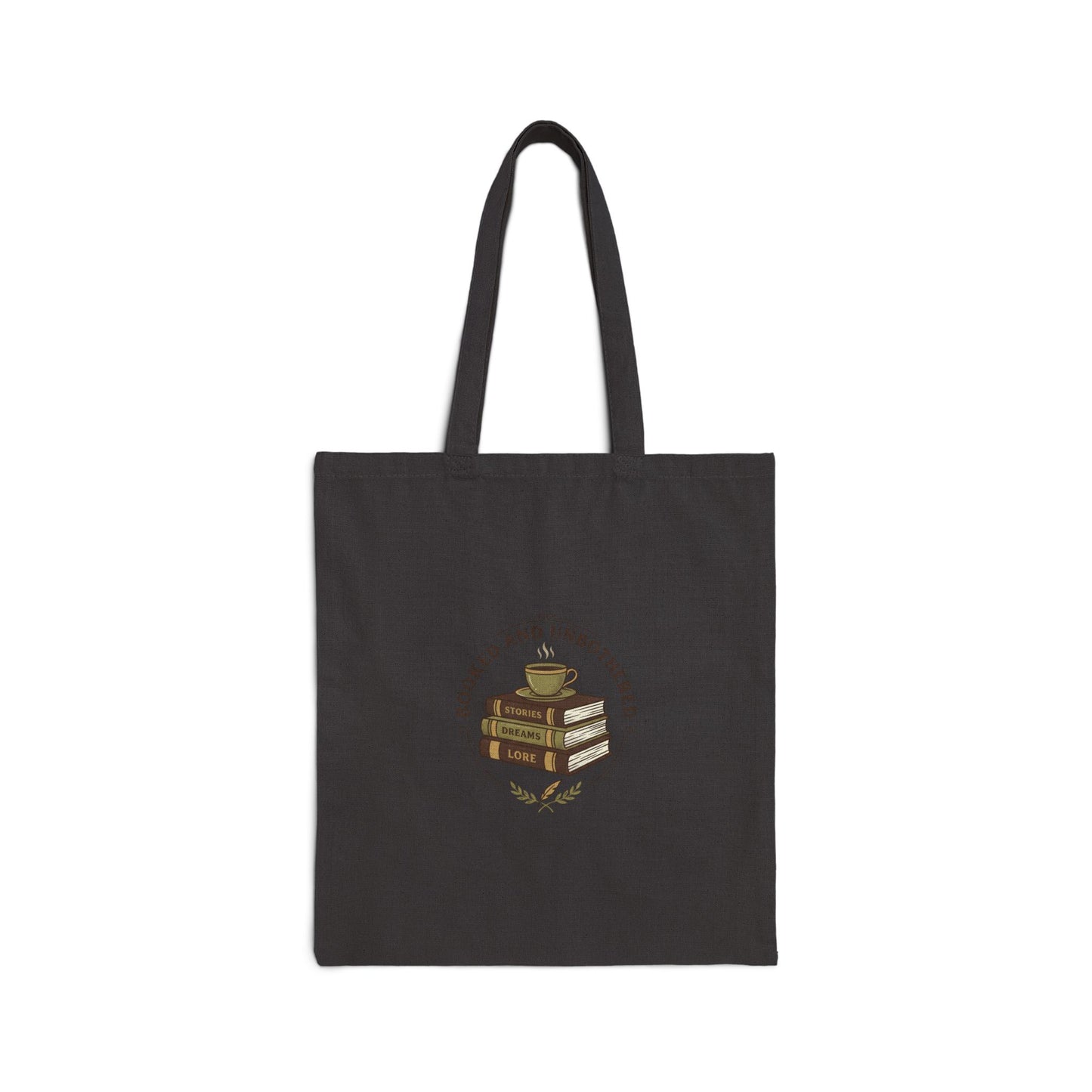 Booked and Unbothered Tote | Library Tote, Book Lover, Cozy Reader