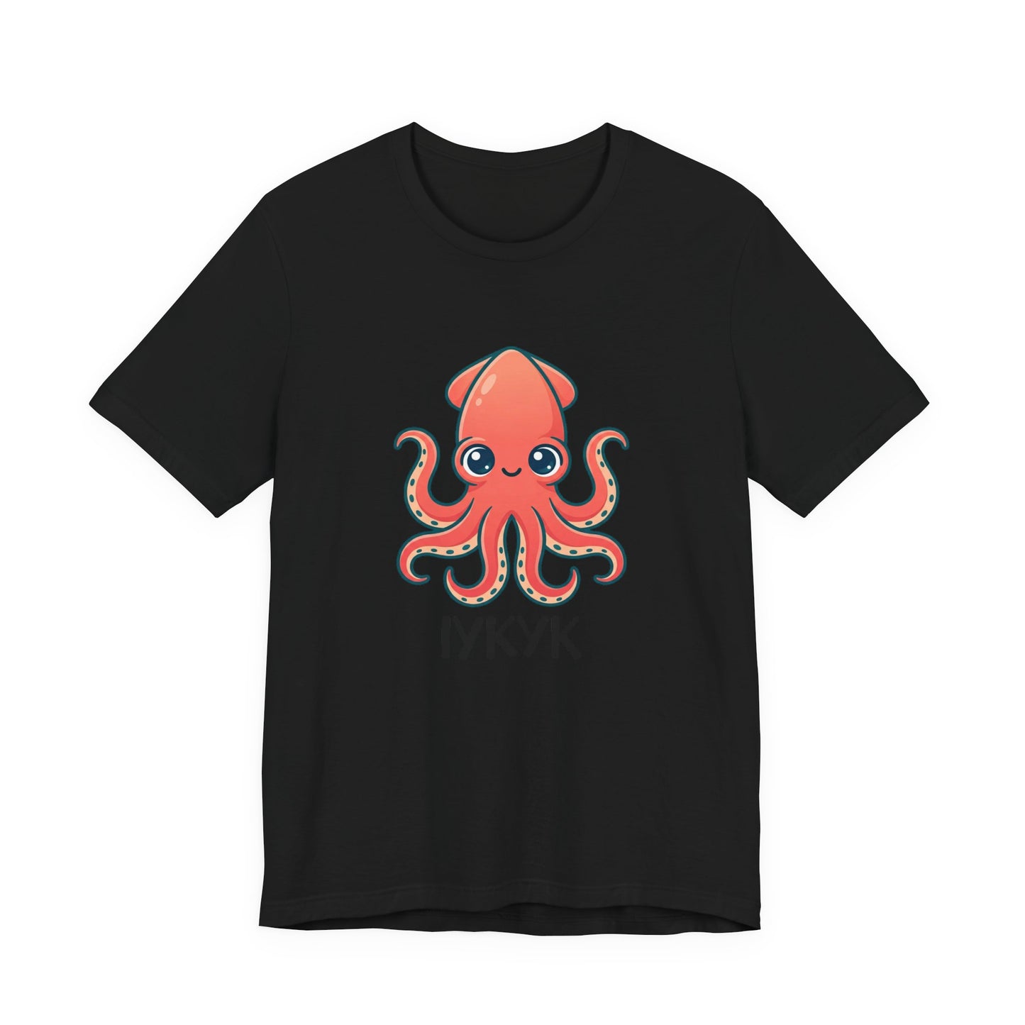 Cute Squid Illustration Tee | book lover shirt, cozy reader tee