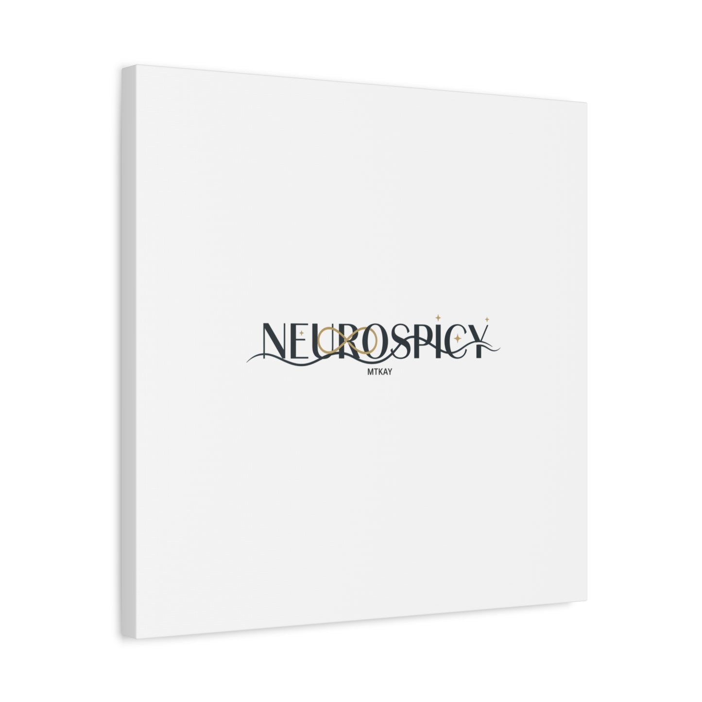 Neurospicy Canvas, Stretched | Autistic Pride, Neurodiversity Acceptance