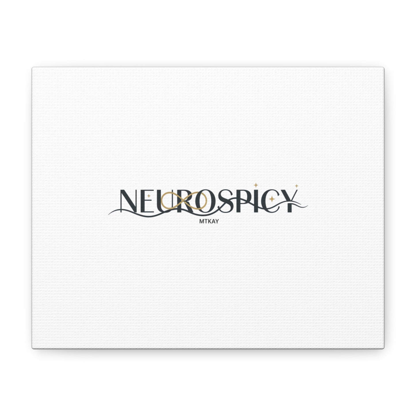 Neurospicy Canvas, Stretched | Autistic Pride, Neurodiversity Acceptance