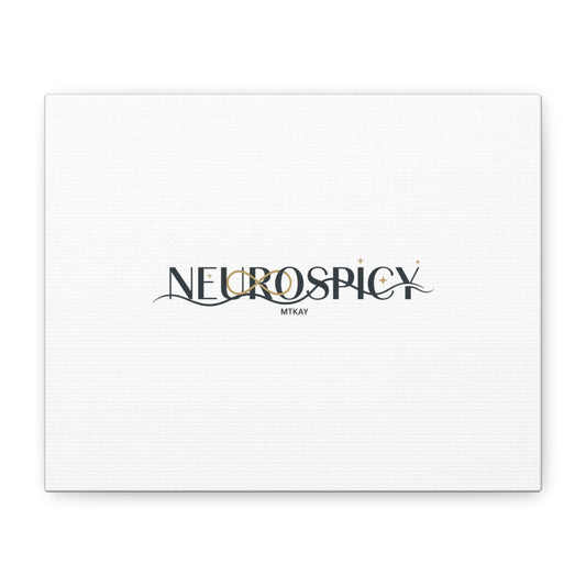 Neurospicy Canvas, Stretched | Autistic Pride, Neurodiversity Acceptance