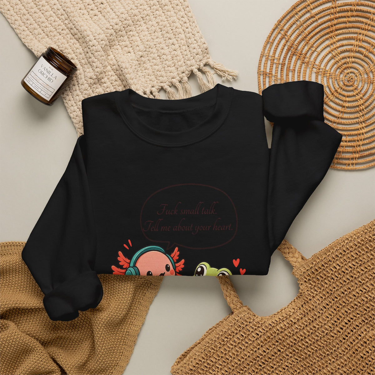 Cozy Cafe Friends Sweatshirt | Homebody loungewear, cute kawaii illustration