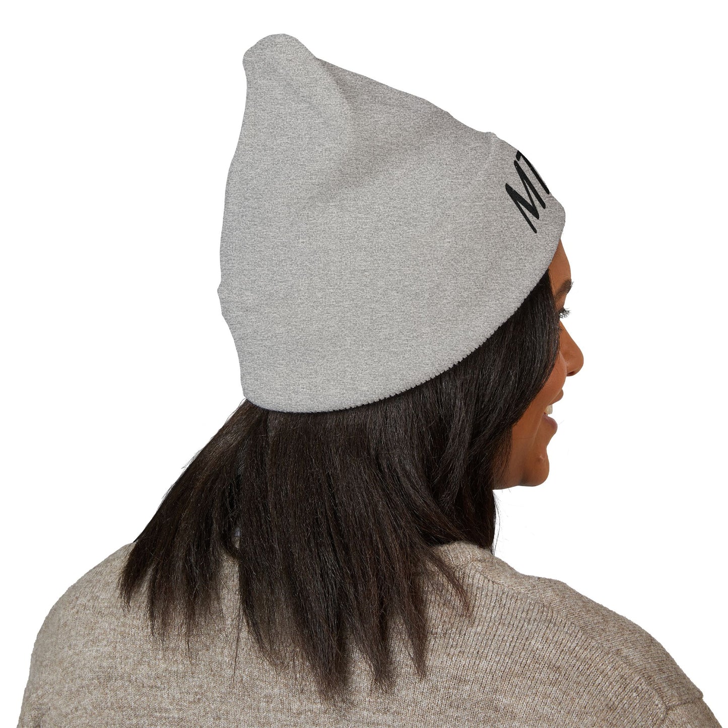 MTKAY Embroidered Cuffed Beanie — Classic Knit Winter Hat