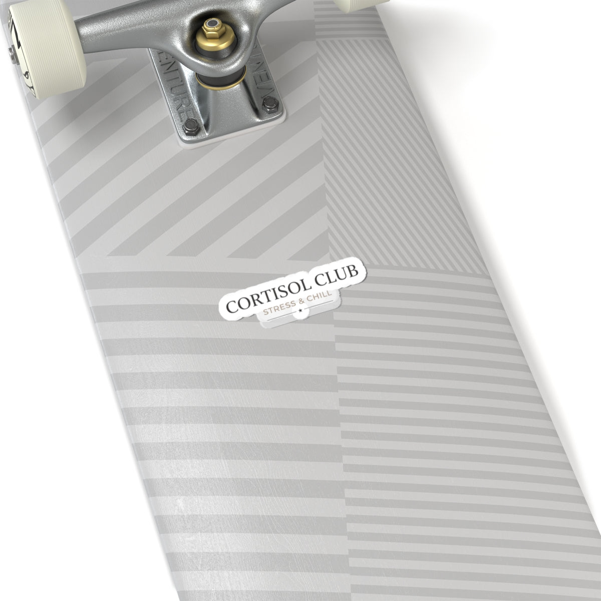 Cortisol Club Sticker | stress meme, anxiety humor, burnout satire