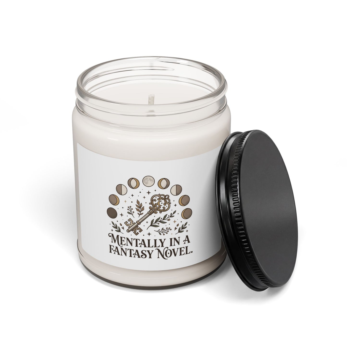 Mentally in a Fantasy Novel Candle | Soy Book Lover Candle, Dark Academia