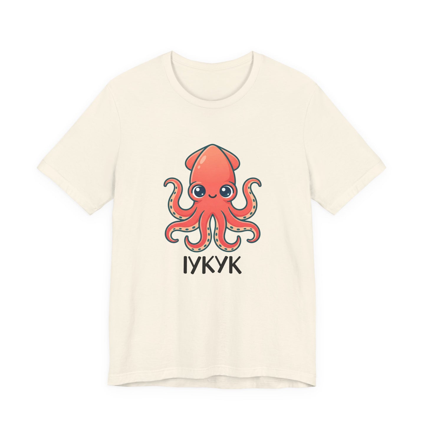 Cute Squid Illustration Tee | book lover shirt, cozy reader tee