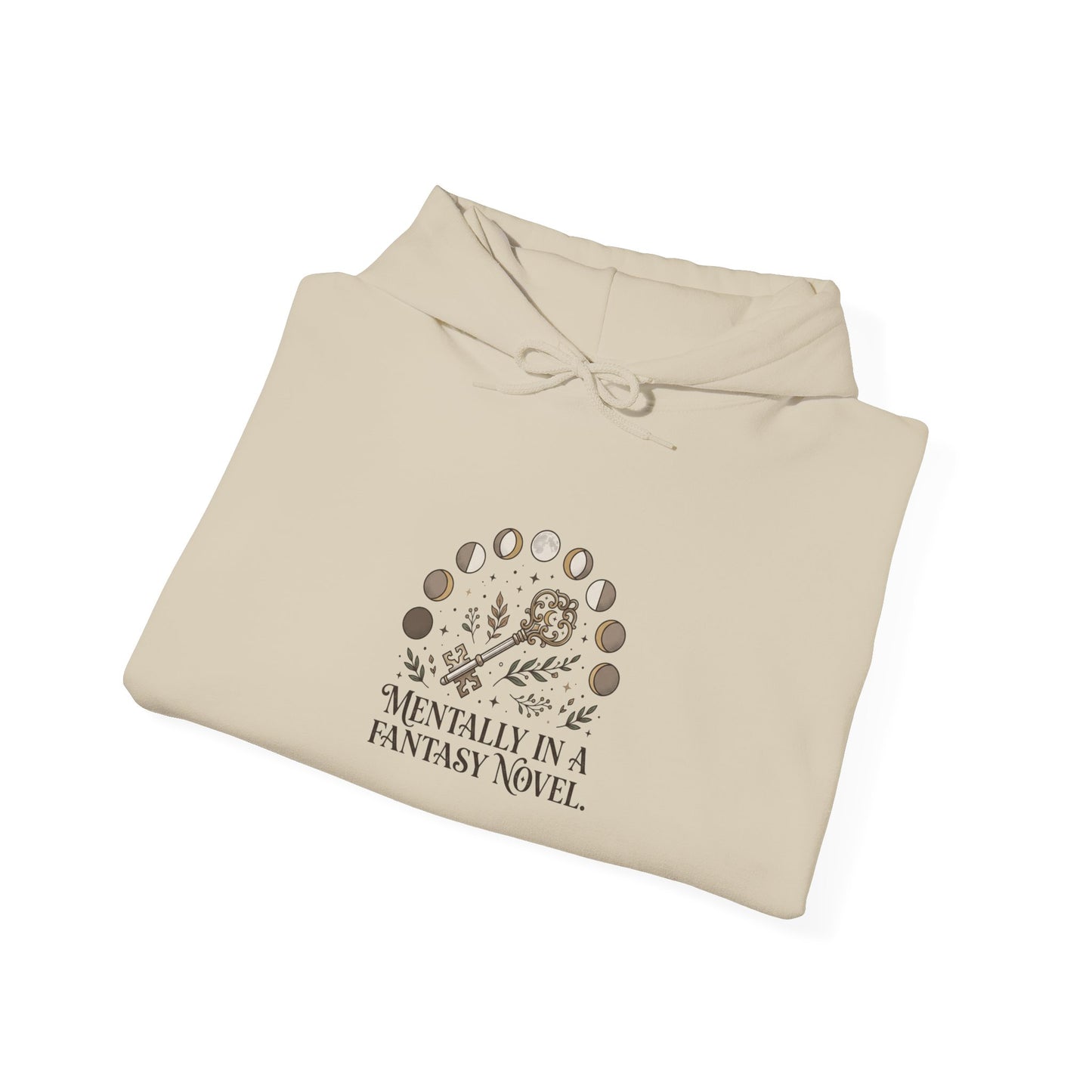 Mentally in a Fantasy Novel Hoodie | Book Lover, Dark Academia