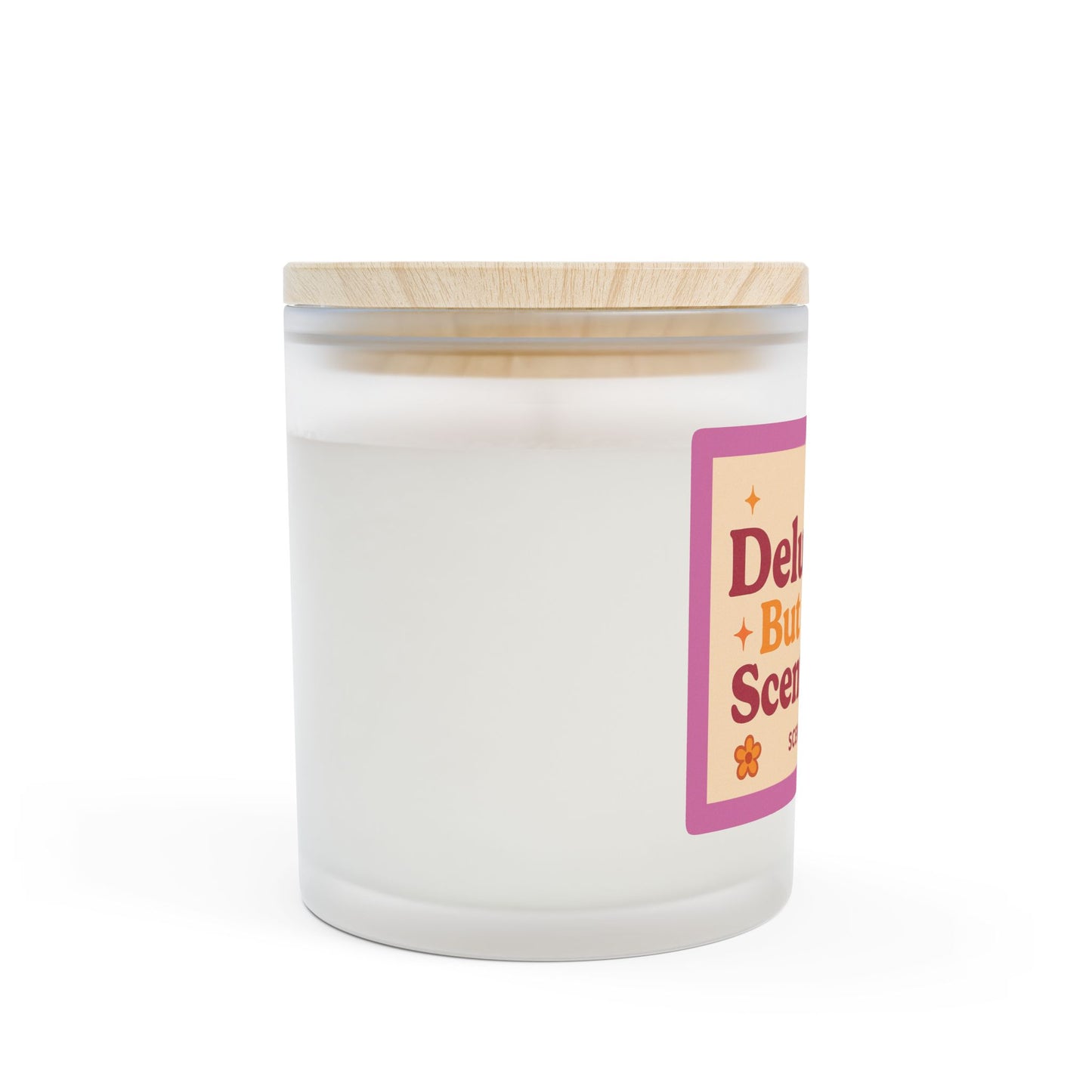 Delulu But Scented Candle - 11oz Frosted Glass Candle, Cozy Home Decor, Relaxation Gift, Aromatherapy, Self-care, Holiday Gift