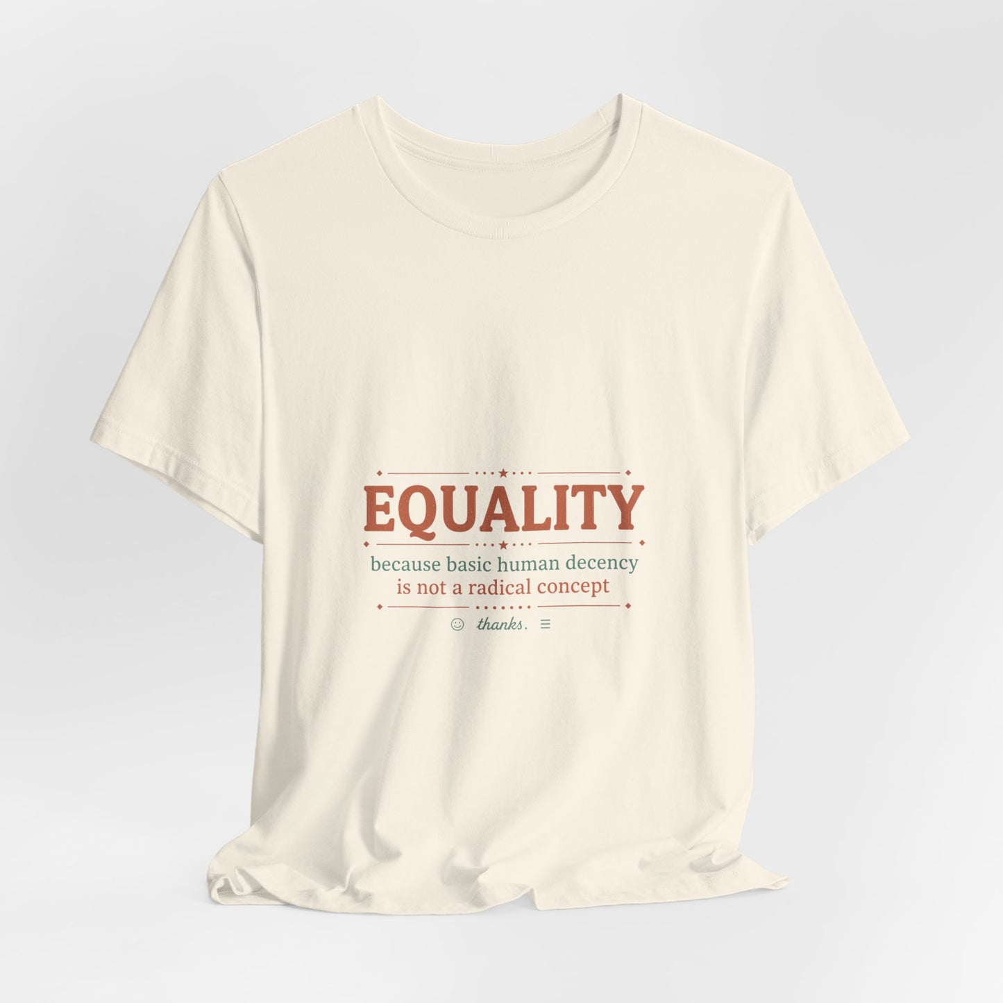 Equality Typography Tee | International Women's Day, IWD empowerment shirt