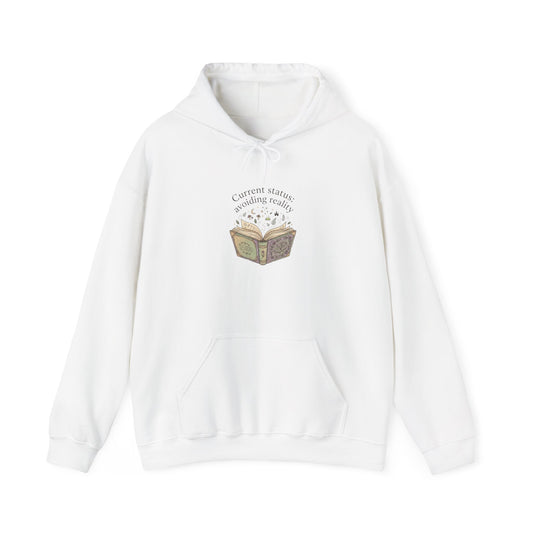Bookish Spellbook Illustration Hoodie | Book Lover, Reading Aesthetic