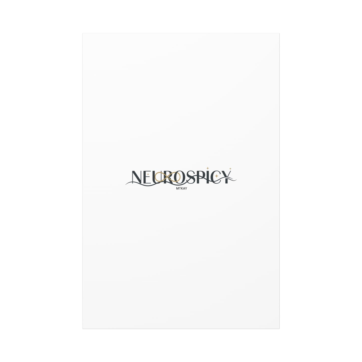 Neurospicy Canvas, Stretched | Autistic Pride, Neurodiversity Acceptance