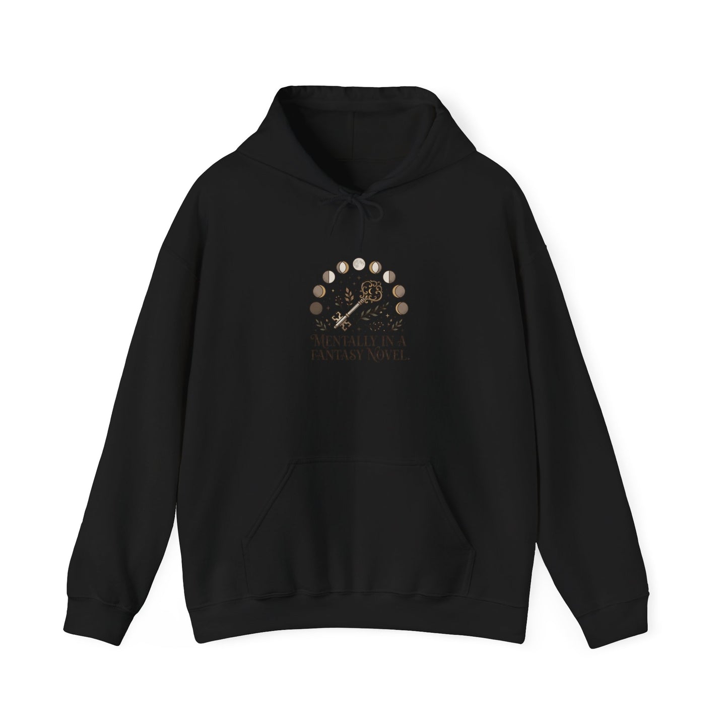 Mentally in a Fantasy Novel Hoodie | Book Lover, Dark Academia