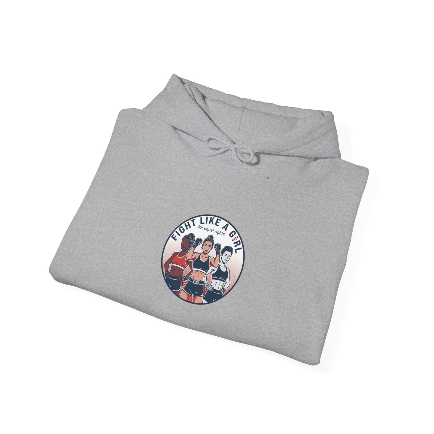 Feminist Empowerment Typography Hoodie | International Women's Day IWD equality design