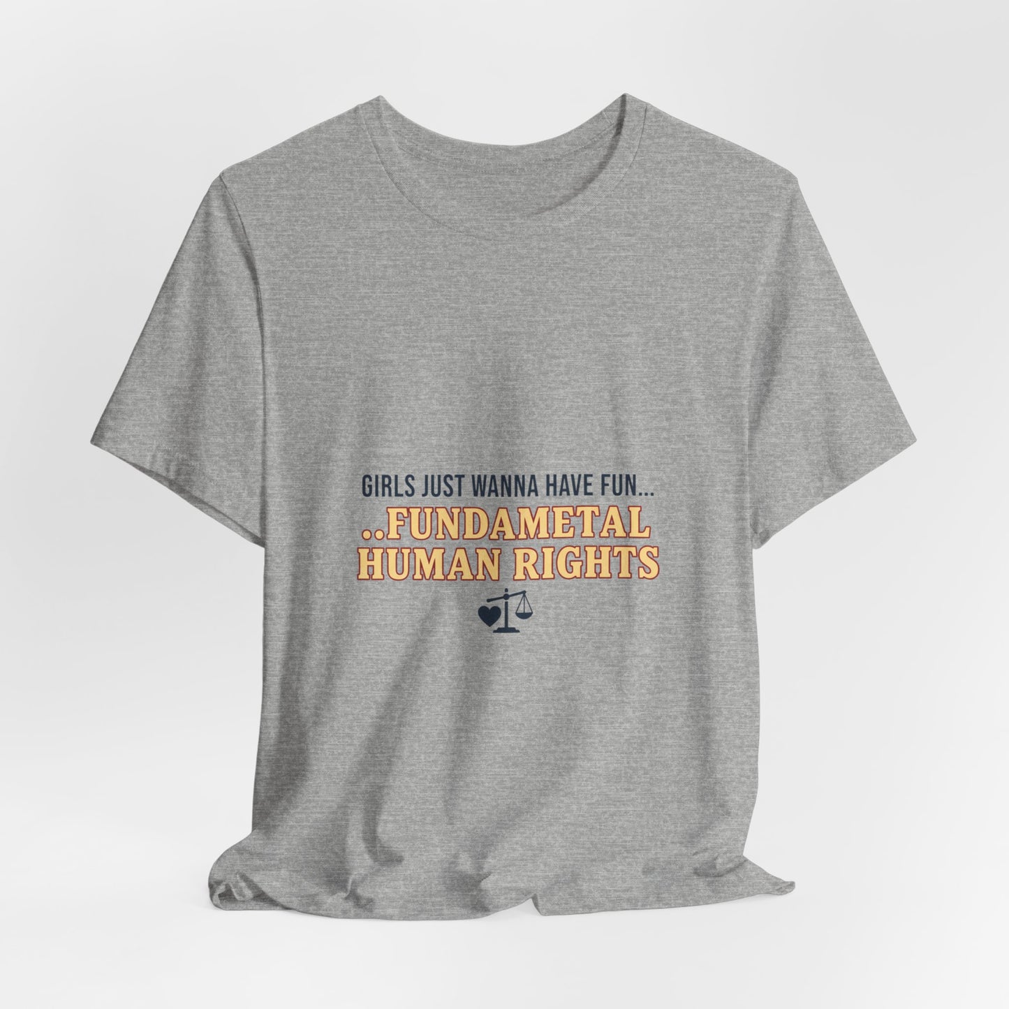 Fundamental Human Rights Tee | International Women's Day, IWD Typography