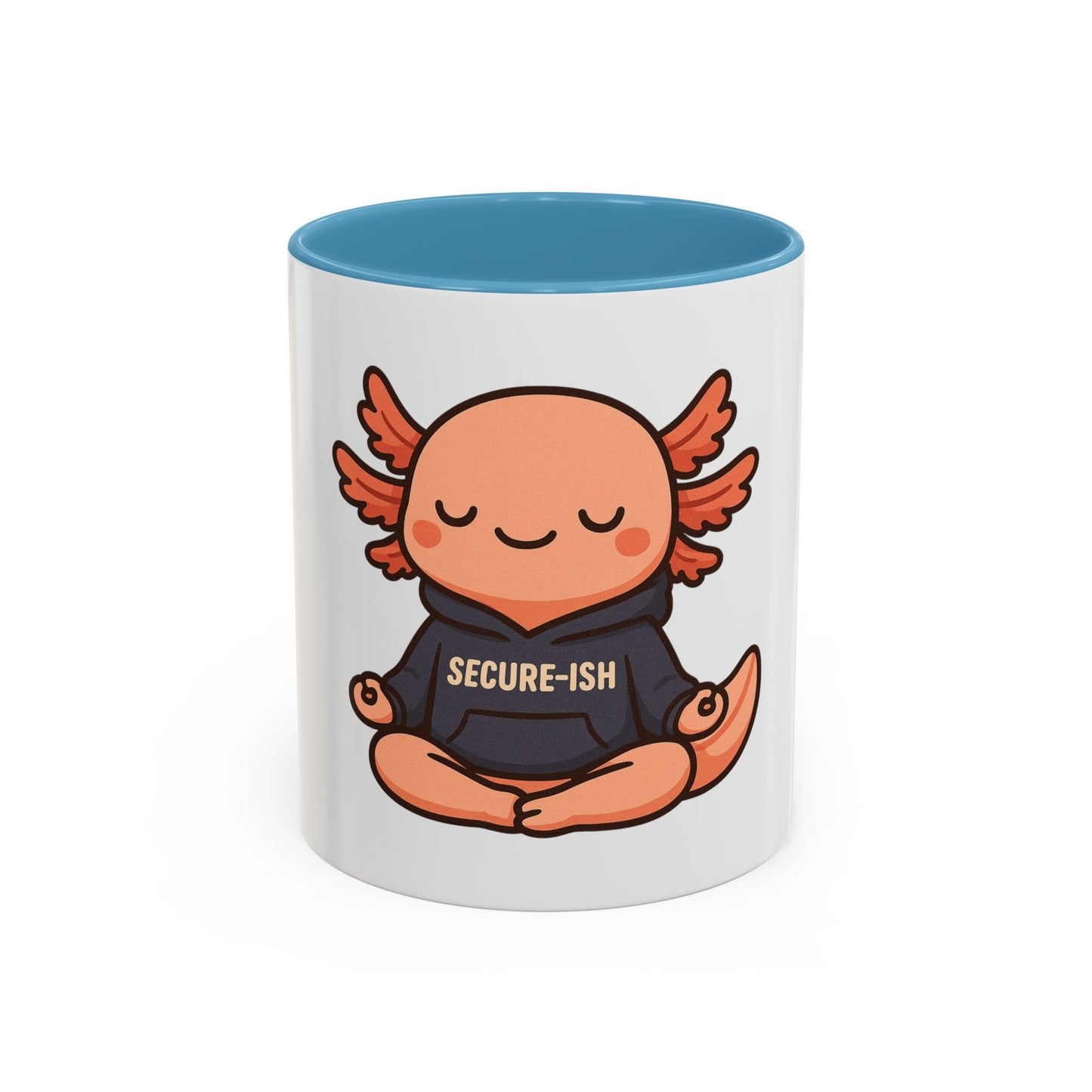 Derek "Secure-ish" Meditation Coffee Mug — Cute Relaxation Gift (11/15oz)