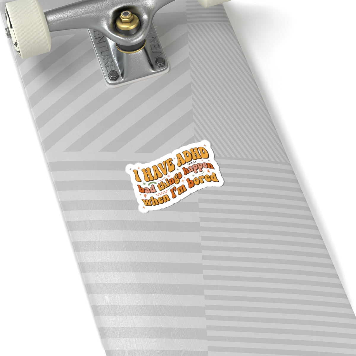 I Have ADHD sticker | neurodiversity, autistic pride, stim positive decal