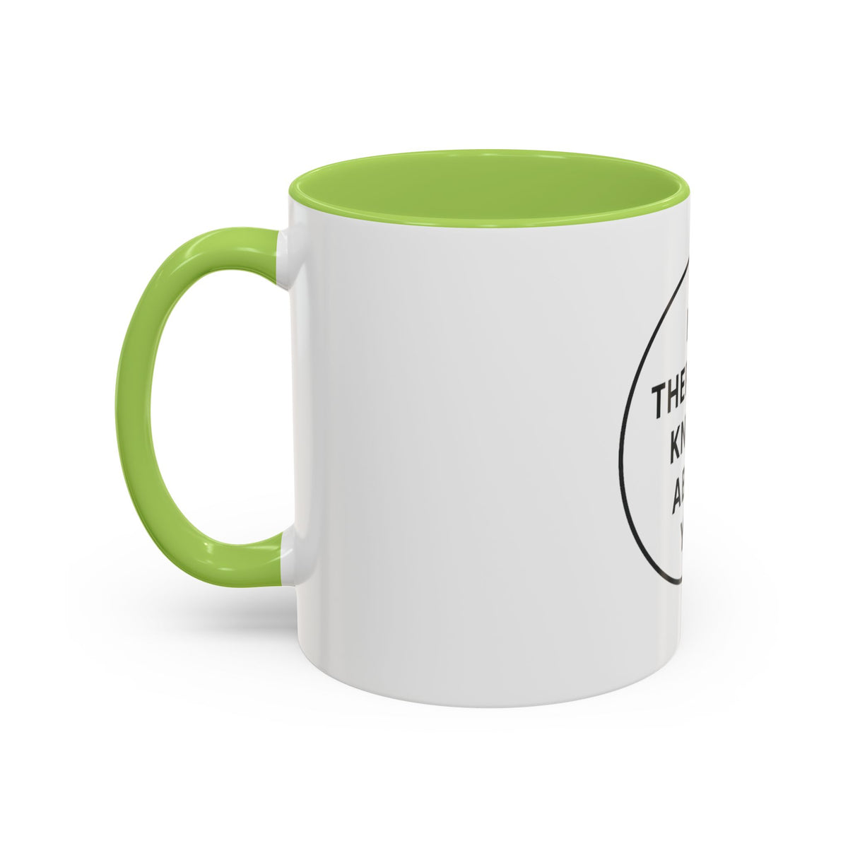 My Therapist Knows About You Coffee Mug — Funny Ceramic Accent Mug