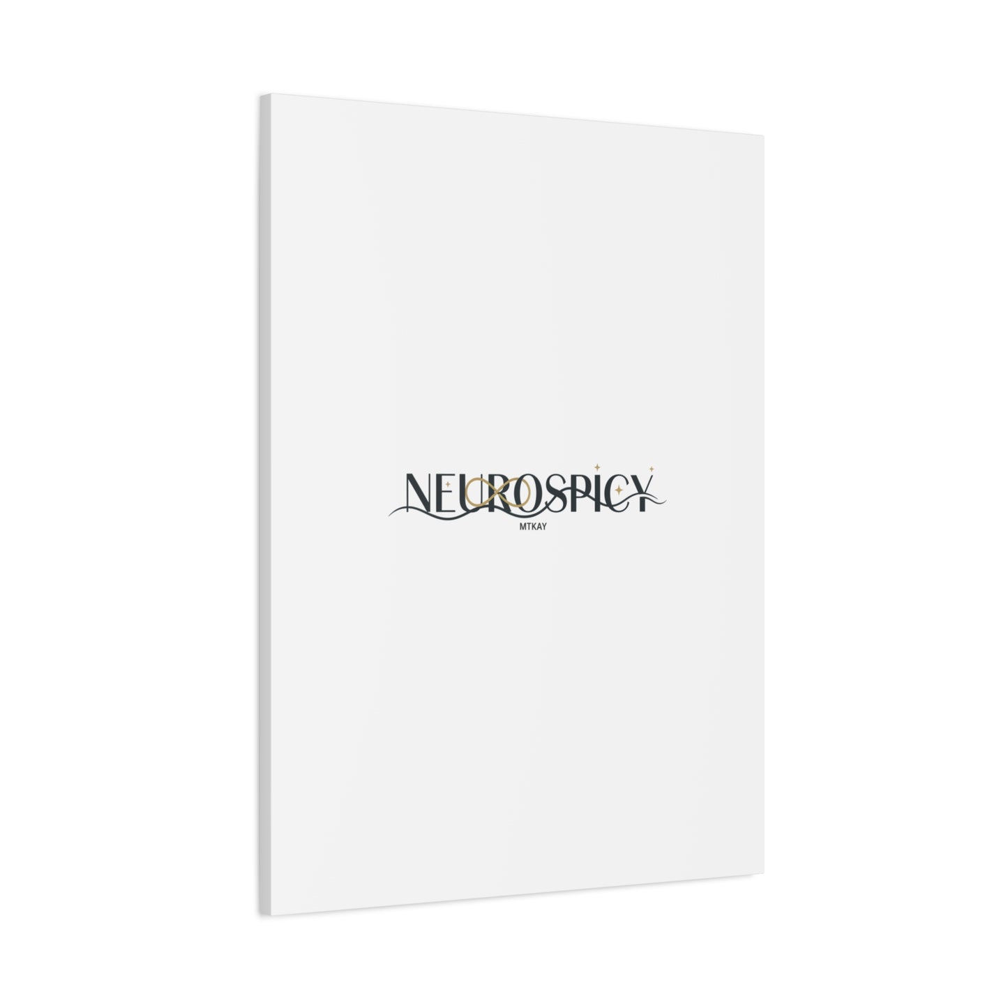 Neurospicy Canvas, Stretched | Autistic Pride, Neurodiversity Acceptance