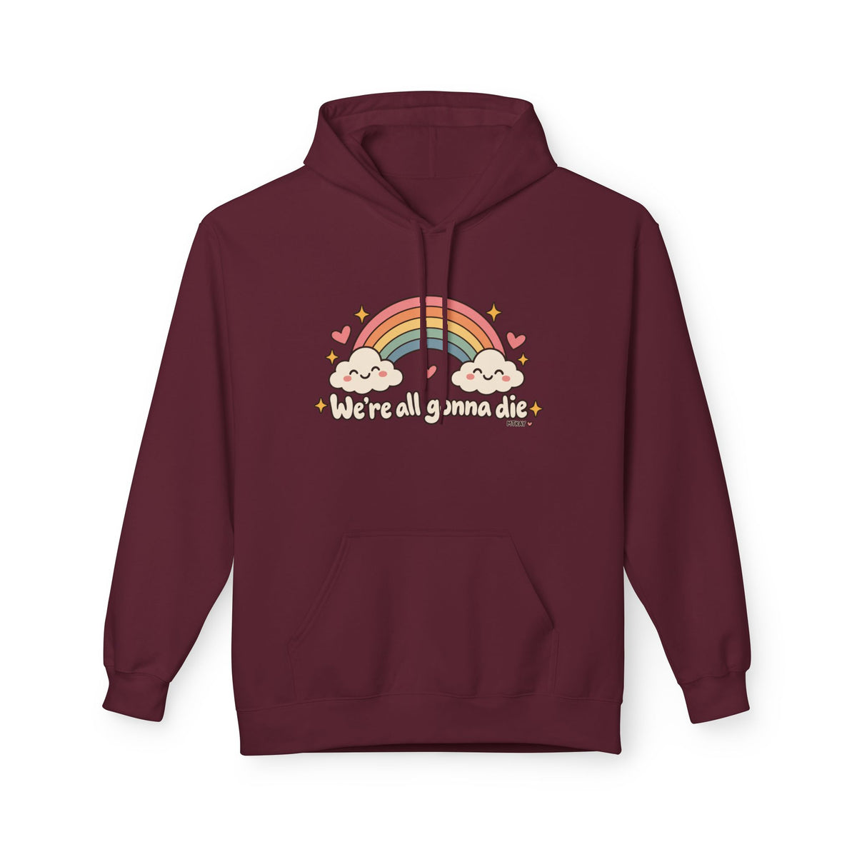 Rainbow Kawaii Hoodie — "It's a Good Day" Cute Cloud & Rainbow Sweatshirt
