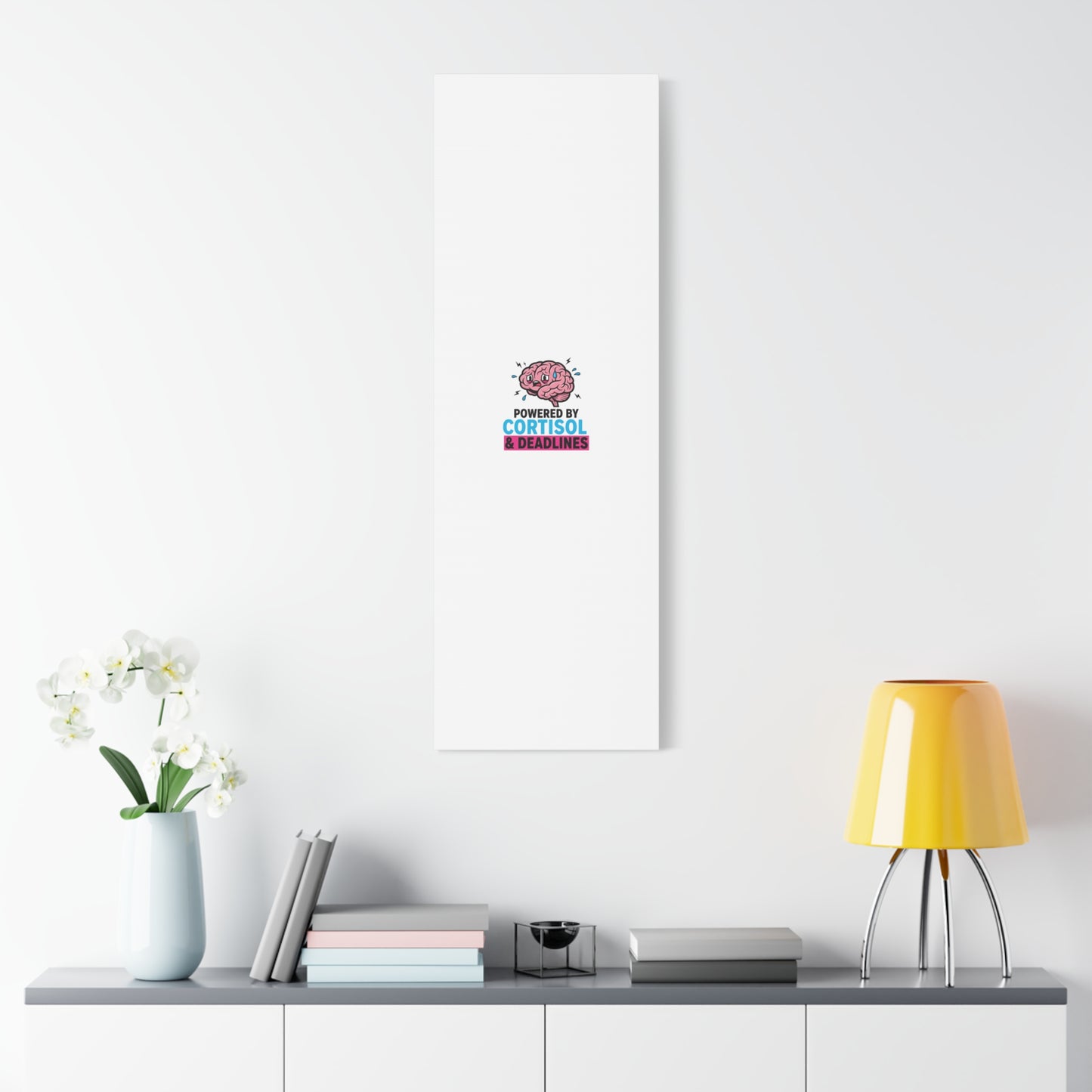 Powered by Cortisol & Deadlines Canvas | stress meme, burnout humor