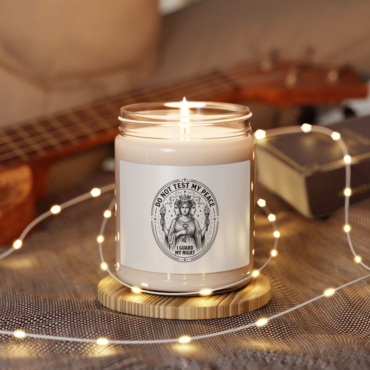 Do Not Test My Peace Athena Candle | Greek Mythology, Mythcore Soy Candle